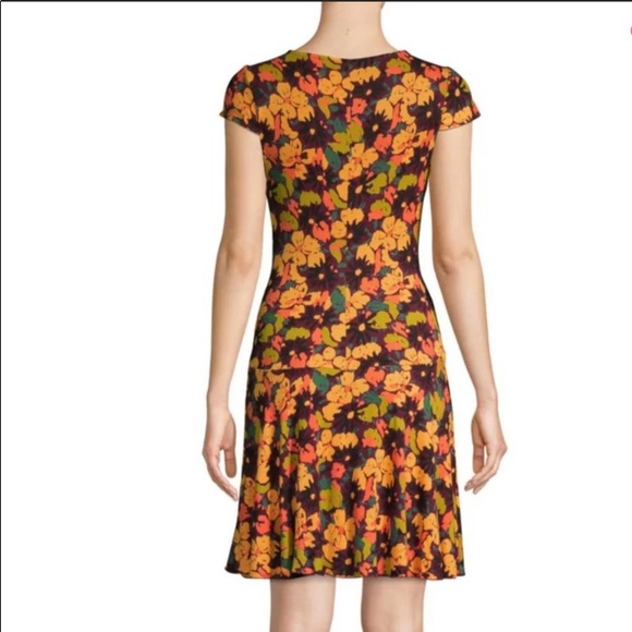 Free People Floral Mini Dress size Medium - Picture 8 of 9